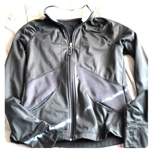 Grey Fitted Track Jacket